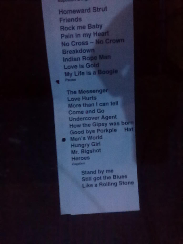 Setlist