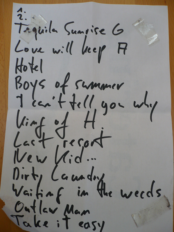 Setlist Teil 2