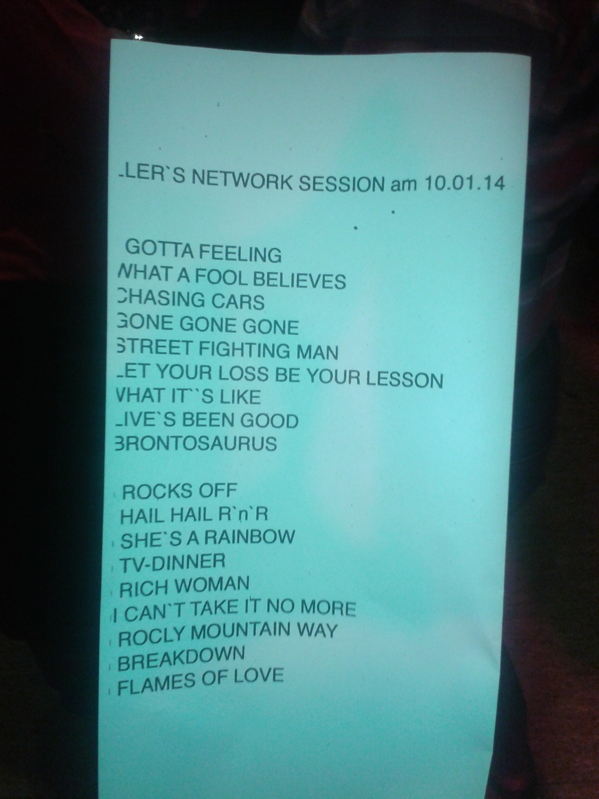 Setlist