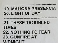 Setlist Encores