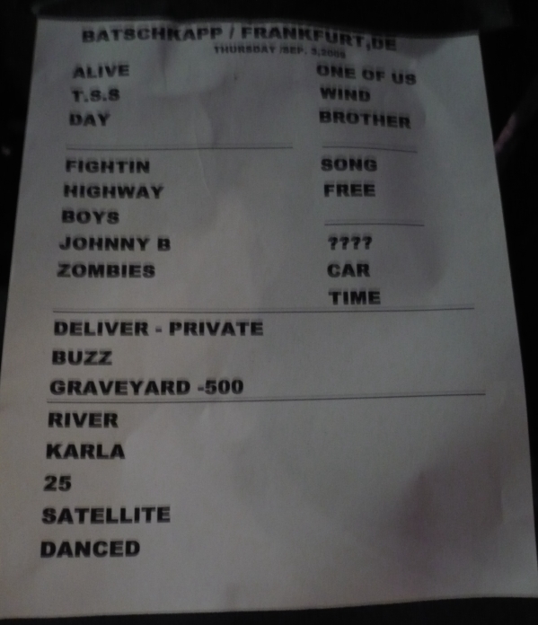 Setlist