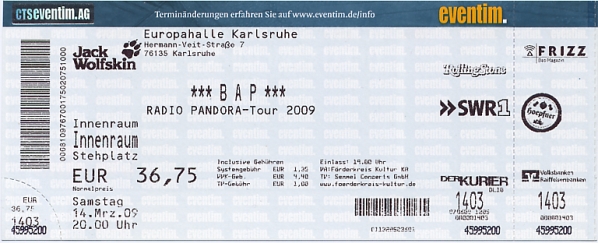 BAP Ticket