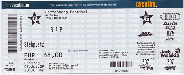 BAP Ticket