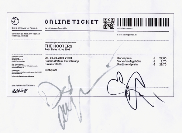 The Hooters Ticket
