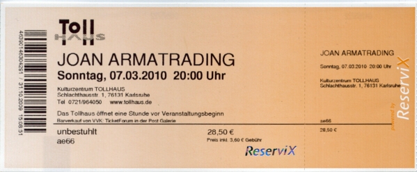 Ticket Joan Armatrading