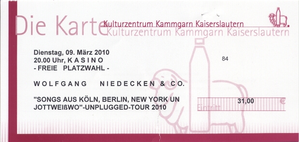 Ticket Niedecken & Co