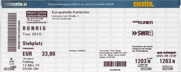 Ticket Runrig