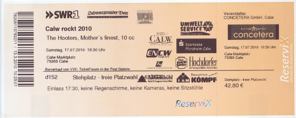 Ticket Calw rockt 2010