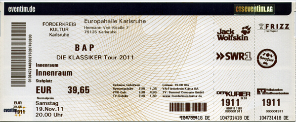 Ticket BAP