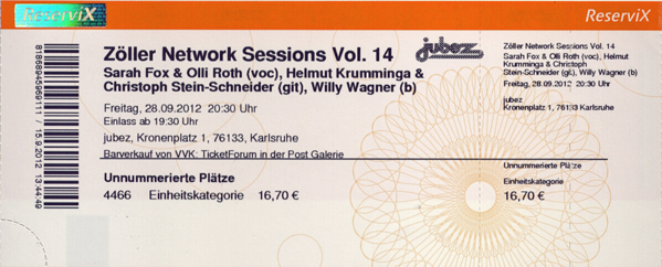 Ticket Zller 14