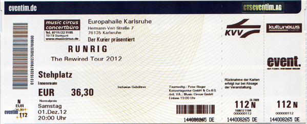 Ticket Runrig