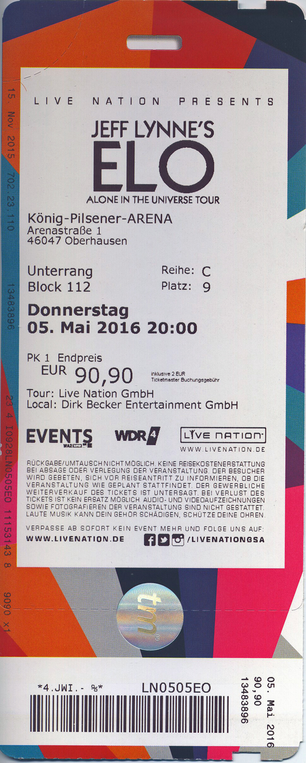 ELO Ticket