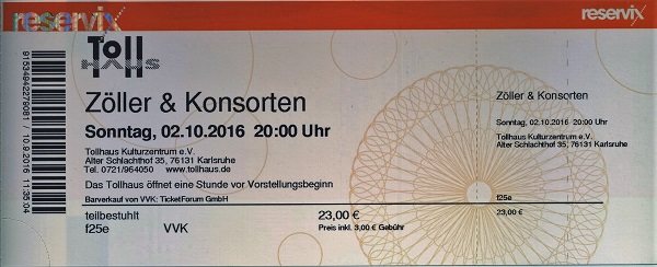 Ticket Zöller + Konsorten