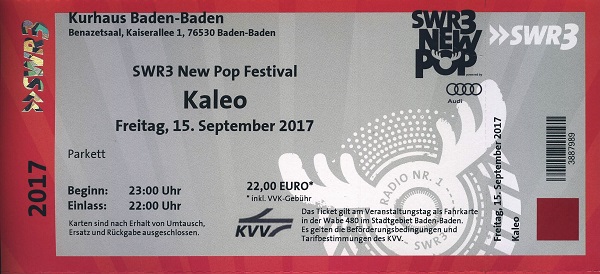 Ticket Kaleo