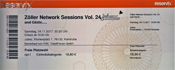 Ticket Zöller Network Session 24