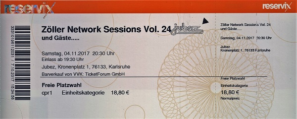 Ticket Zller Network Session 24