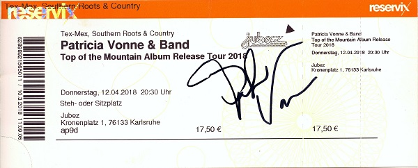 Ticket Patricia Vonn