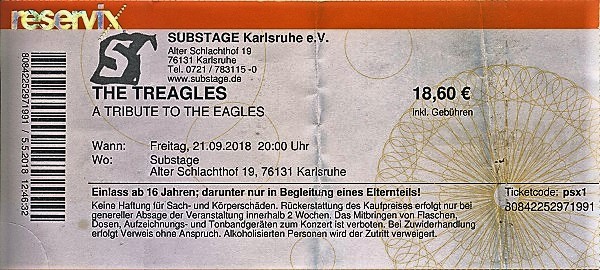 Ticket The
                Treagles