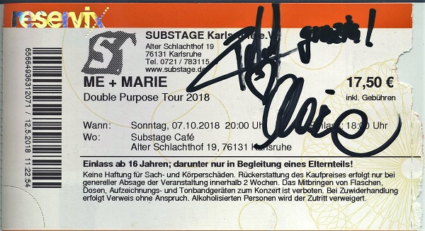 Ticket Me+Marie