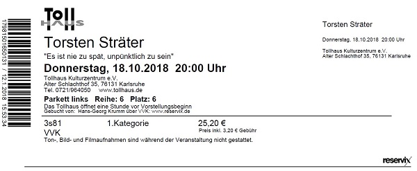 Ticket Torsten Strter