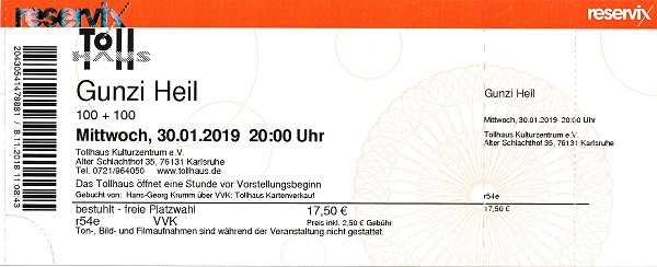 Ticket Gunzi Heil