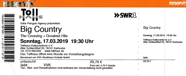 Ticket Big Country