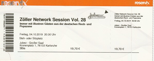 Ticket Zller Network Session #28