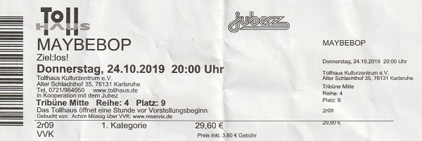Ticket Maybebop
