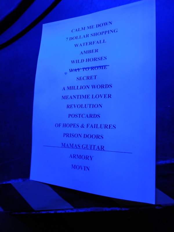The Gardener & The
          Tree Setlist