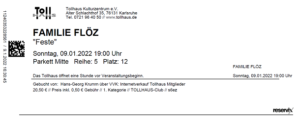 Ticket Familie Flz