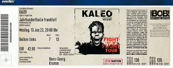 Ticket Kaleo