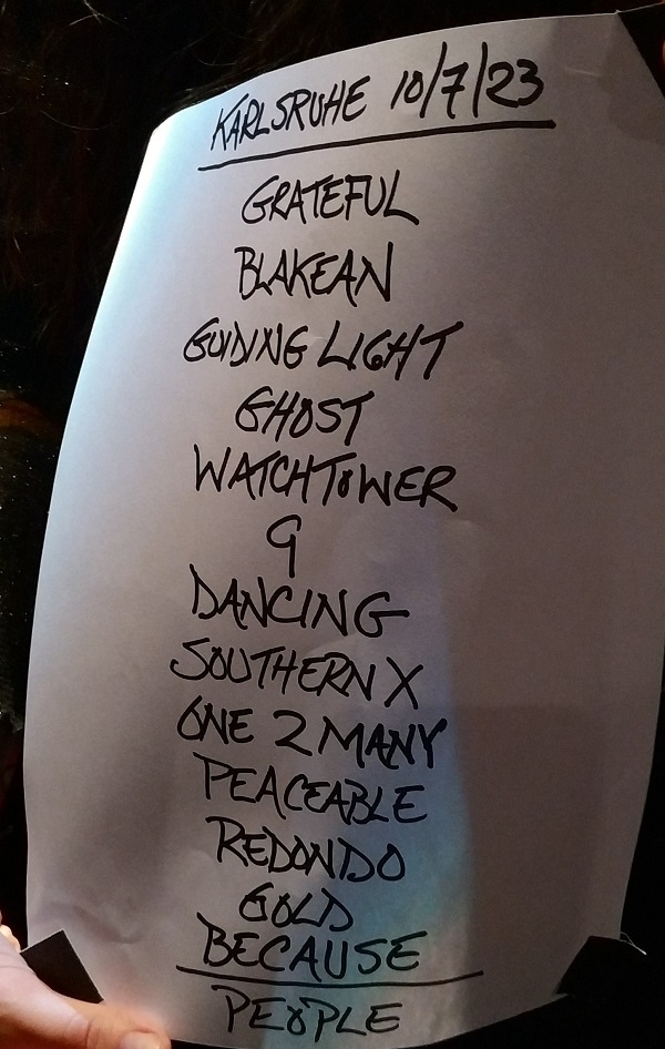 Patti Smith Setlist