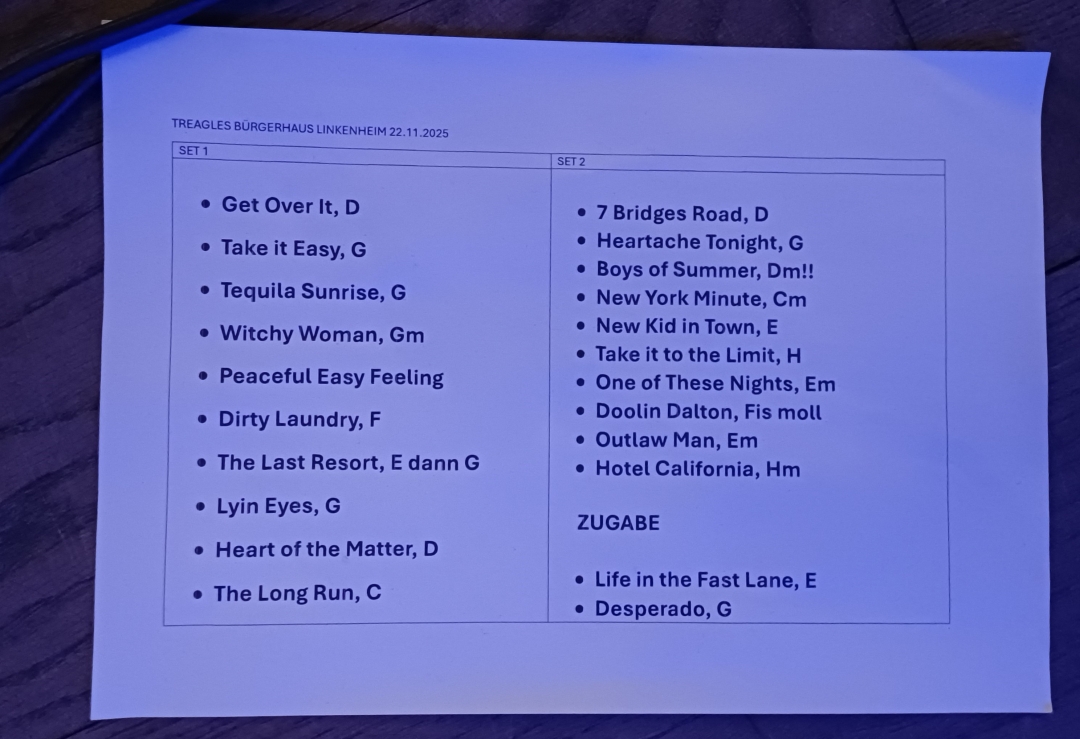 The Treagles in
        Linkenheim