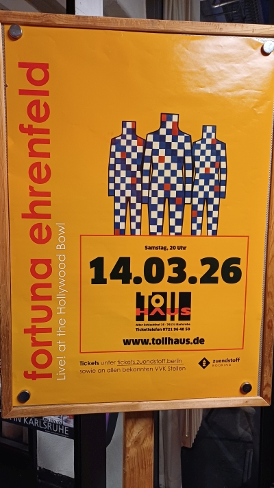 Fortuna Ehrenfeld 14.03.2026 Tollhaus Karlsruhe